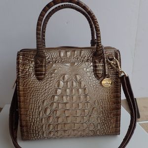 Brahmin HandBag Tan and Bronze